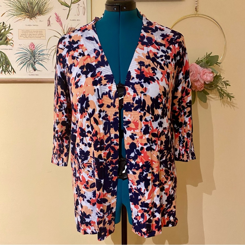 LAST CHANCE Laura Ashley Floral Cardigan